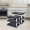 SOGA 2X 3 Tier Food Trolley Food Large