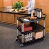 SOGA 2X 3 Tier Food Trolley Food Large