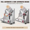 VEVOR Pizza Dough Roller Sheeter, 3-12 Inch Automatic Commercial Pizza Press, 370W Electric 260 Per Hour Dough Roller