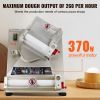 VEVOR Pizza Dough Roller Sheeter, 3-12 Inch Automatic Commercial Pizza Press, 370W Electric 260 Per Hour Dough Roller